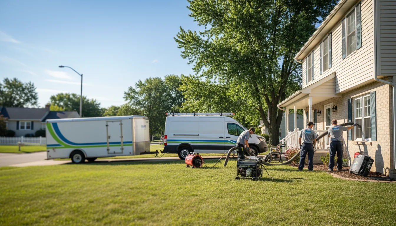 Flooded Basement Restoration And Cleanup With Repair in Robinson, IL near me